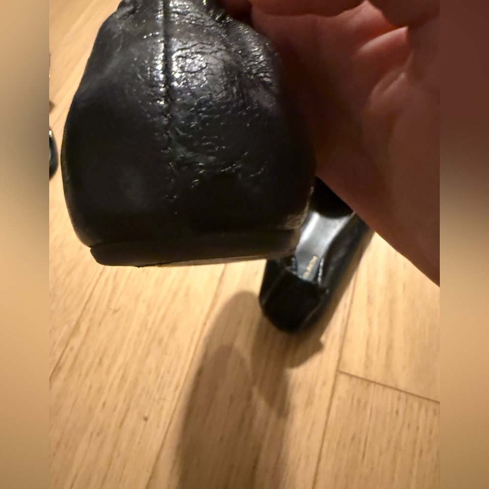 Tory Burch Black Leather Loafers - Picture 3 of 3